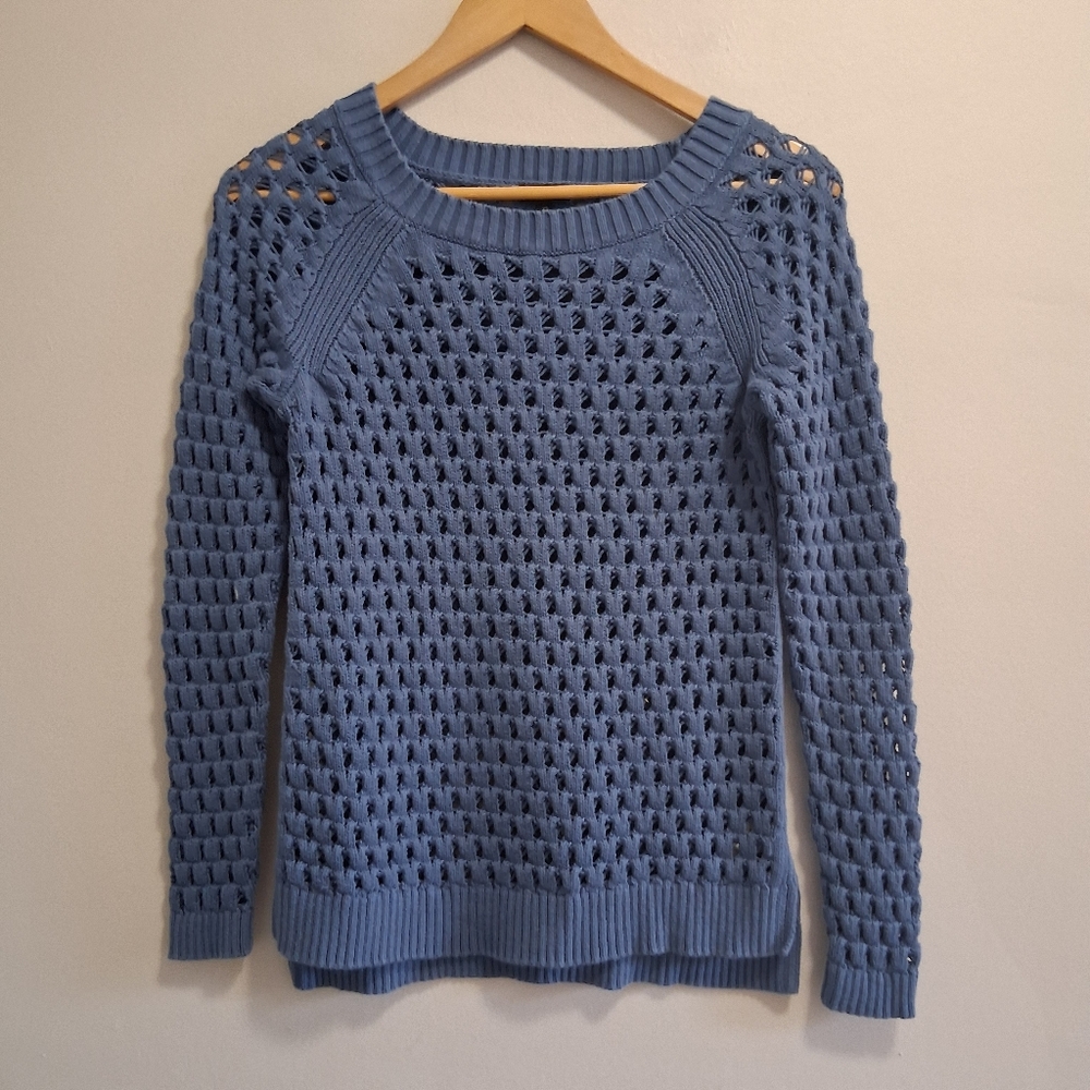 Talbots Open Knit Chunky Sweater XS